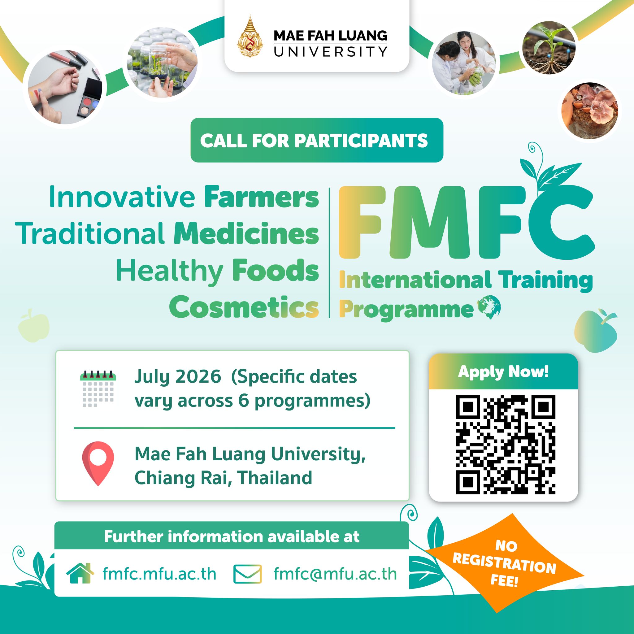 Registration is NOW OPEN!  CALL FOR PARTICIPANTS  FMFC Traditional Programme