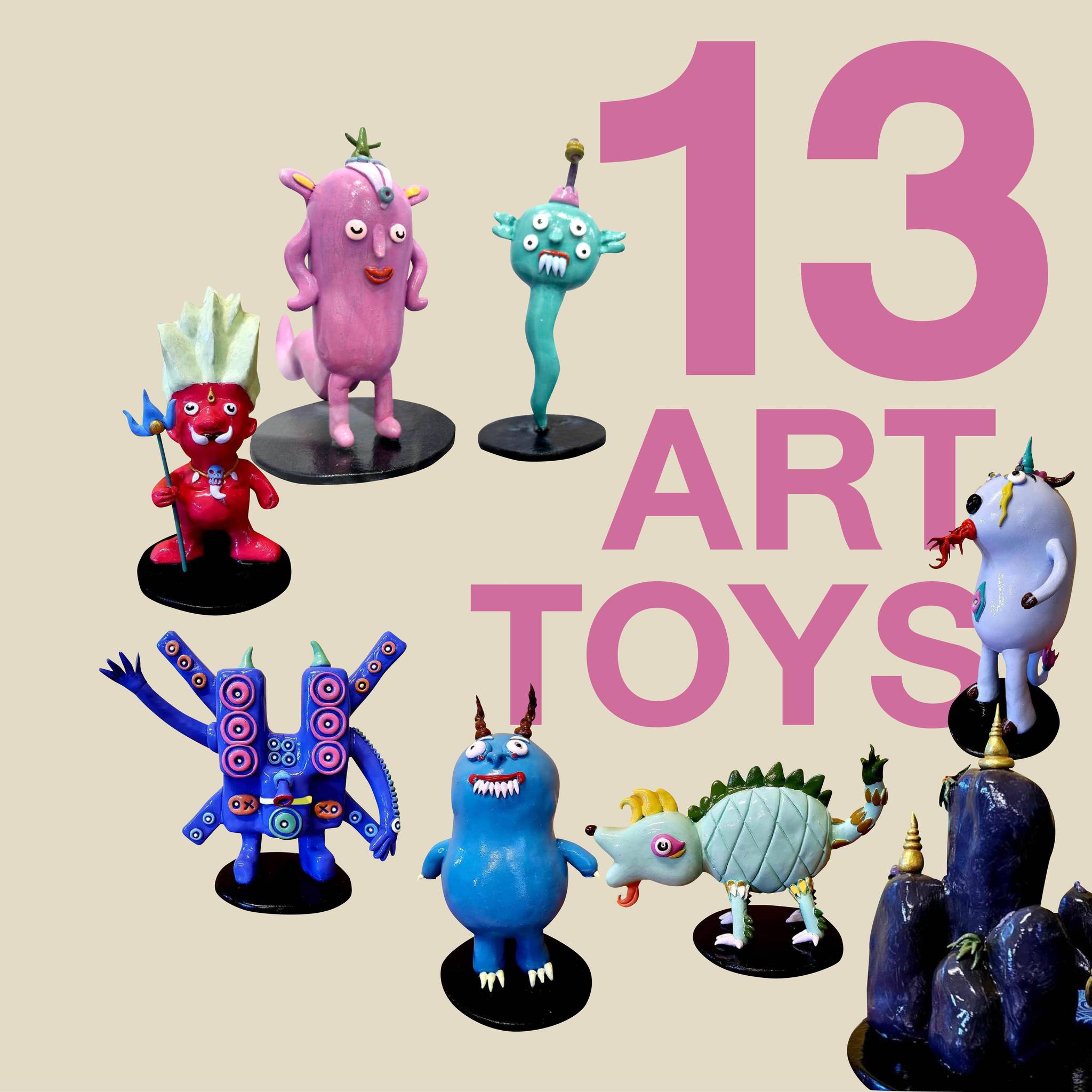 13 Art Toy จากงานวิจัย...ศิลปะร่วมสมัยสะท้อนเรื่องราวชุมชน